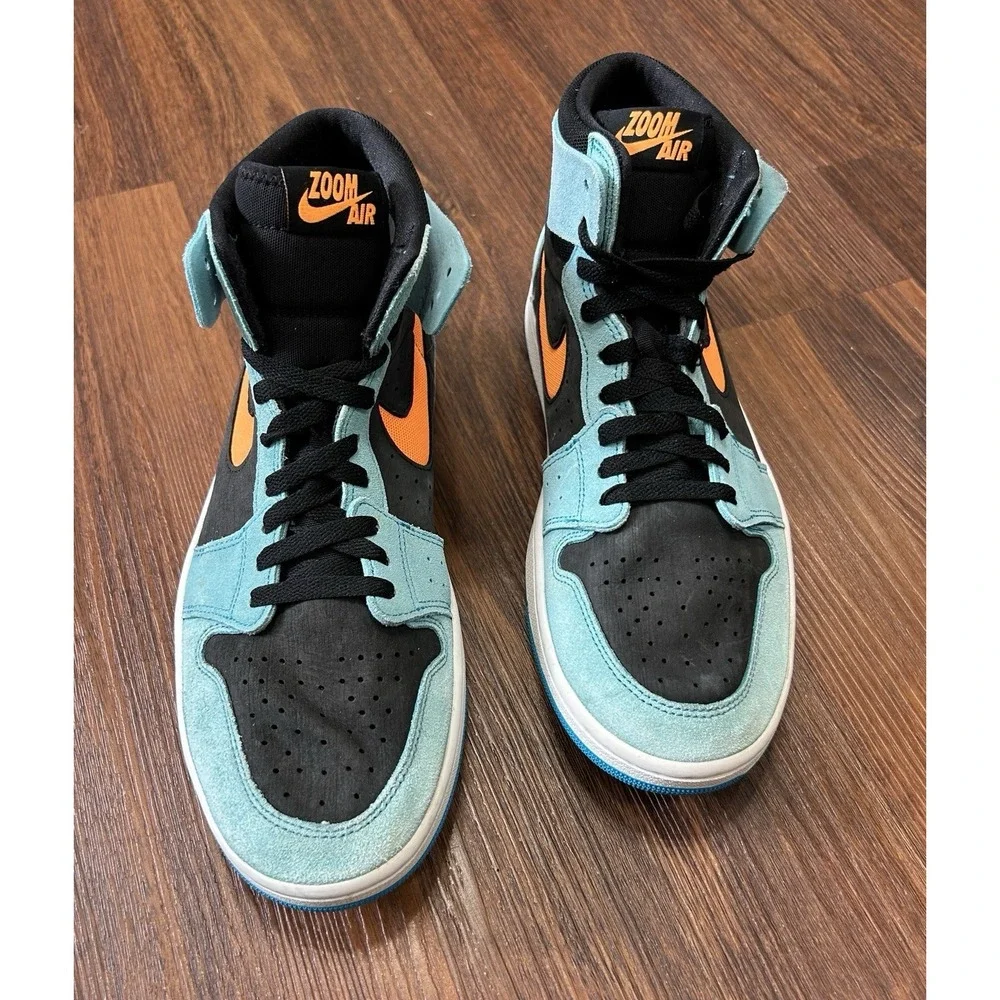 Nike Air Jordan 1 Zoom Air CMFT 2 Mens Size 10.5  Bleached Aqua DV1307-408 Shoes